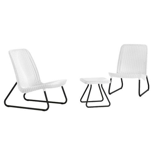 Keter Salon de jardin 3 pcs Rio Blanc 218155 - Photo n°2; ?>