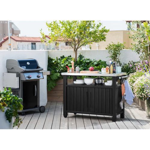 Keter Table d'extérieur multifonctionnelle de barbecue Unity XL - Photo n°3; ?>