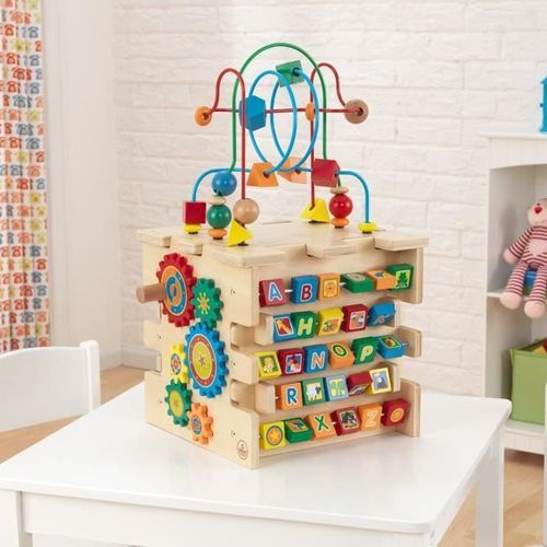 KIDKRAFT - Cube d'activités en bois Deluxe - Photo n°3; ?>