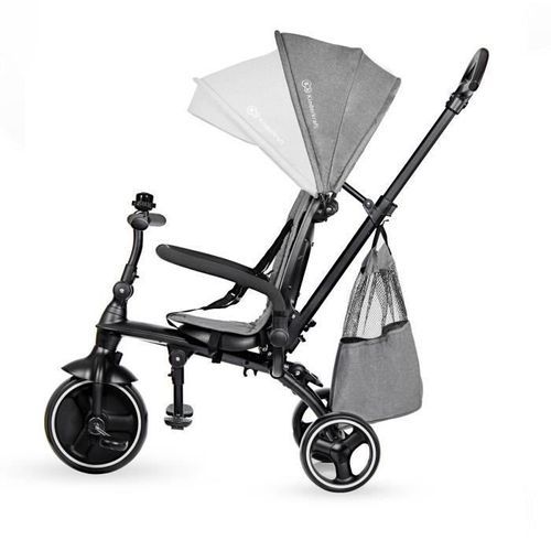 Kinderkraft Tricycle evolutif JAZZ 4 en 1 - Poussette évolutive - de 9 mois a 3 ans - Coloris Gris - Photo n°2; ?>