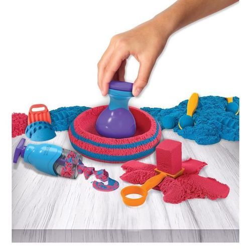 KINETIC SAND - Coffret Sandisfying 900g + 10 moules - Photo n°3; ?>