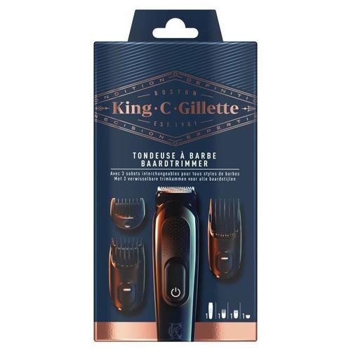 KING C. GILLETTE Kit Tondeuse a barbe - Photo n°2; ?>