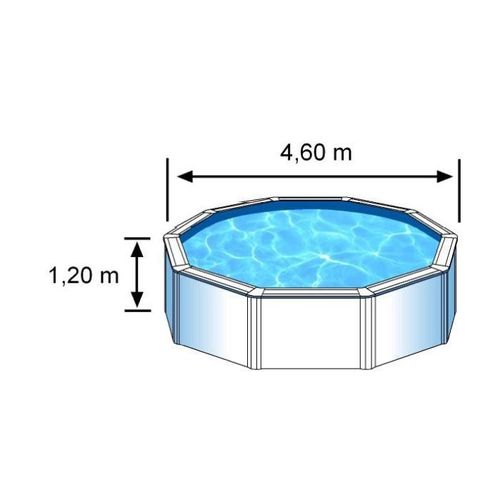 Kit Piscine Hors Sol Acier GRE - 480 X 122 Cm - Ronde (Livrée Avec Un Filtre A Cartouche Et Un échelle) 13 Kit Piscine hors sol acier GRE - 480 x 122 cm - Ronde (Livrée avec un filtre a cartouche et un échelle) - Photo n°3; ?>