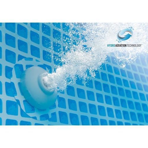 Kit piscine INTEX Prism Frame - Rectangulaire - 488 x 244 x 107 cm - Bleu - Photo n°3; ?>