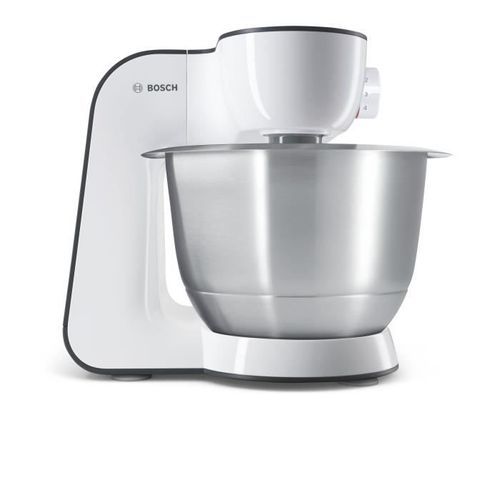 Kitchen machine - BOSH MUM50123 - Blanc/Gris - 800W - 4 vitesses + pulse - Bol 3,9L - Photo n°2; ?>