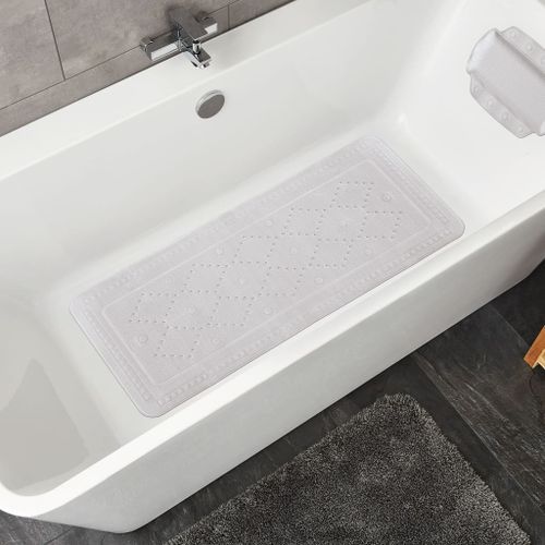 Kleine Wolke Tapis de bain antidérapant Arosa 36x92 cm Gris - Photo n°2; ?>