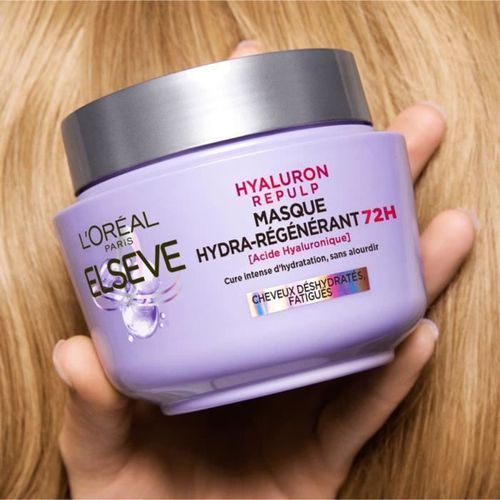 L'OREAL PARIS ELSEVE Hyaluron Repulp Masque Hydra-Régénérant pour Cheveux Déshydratés - 310 ml - Photo n°3; ?>