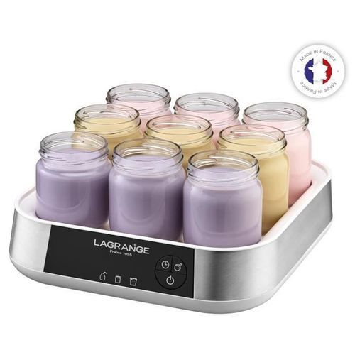 LAGRANGE 459601 LIGNE Yaourtiere-fromagere - 18 W - Inox - Photo n°2; ?>