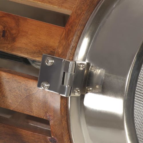 Lampadaire à trépied Bois de manguier massif 186 cm - Photo n°2; ?>