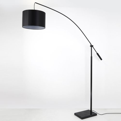 Lampadaire métal noir Nelis - Photo n°3; ?>