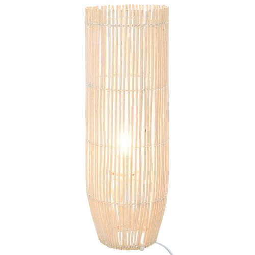 Lampadaire sur pied Osier Blanc 84 cm E27 - Photo n°2; ?>