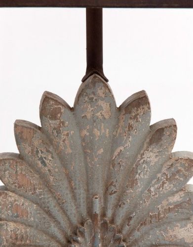 Lampe à poser métal marron et pin massif clair Logan - Photo n°2; ?>