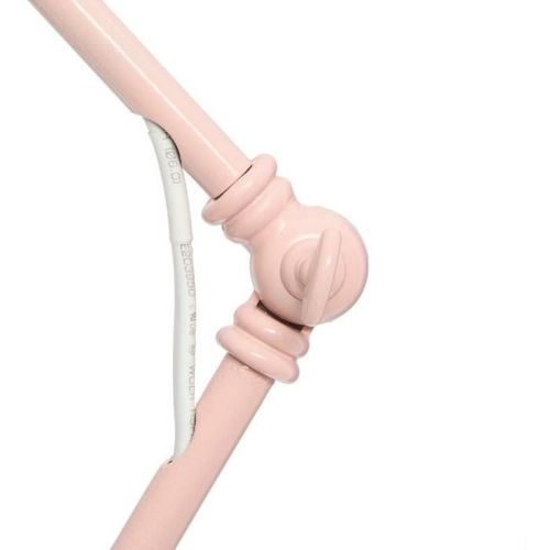 Lampe de bureau en métal - E27 - 25 W - H. 62 cm - Rose - Photo n°2; ?>