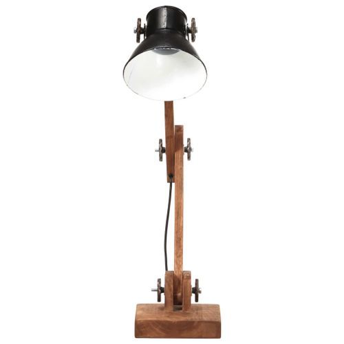 Lampe de bureau industrielle Noir Rond 58x18x90 cm E27 - Photo n°3; ?>