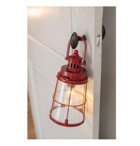 Lampe de table LED verre et métal rouge Bothar - Lot de 2 - Photo n°3; ?>
