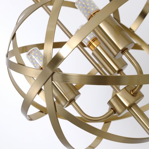 Lampe de table métal doré et pied noir Nostra - Photo n°3; ?>