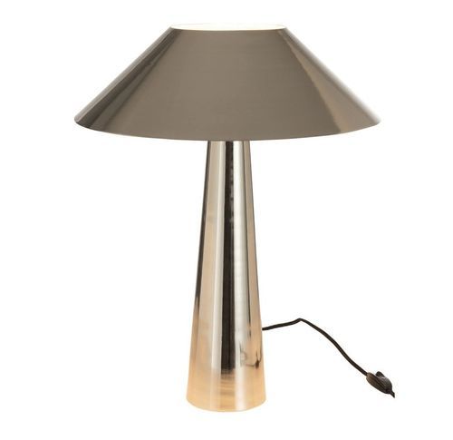 Lampe de table parapluie métal argenté Liath - Photo n°2; ?>
