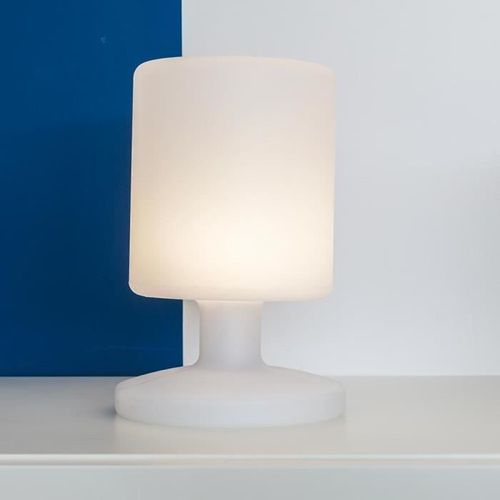 Lampe de table sans fil LED blanc chaud LILY W21 H21cm - Photo n°3; ?>