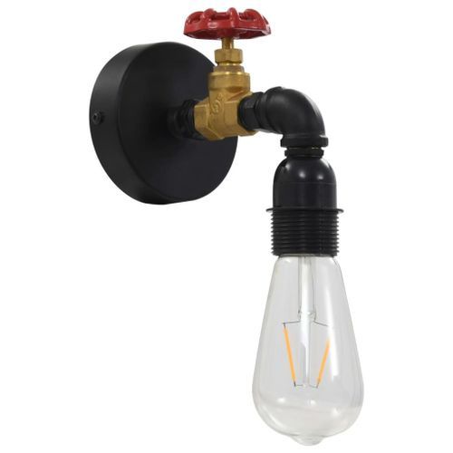Lampe murale Design de robinet Noir E27 - Photo n°2; ?>
