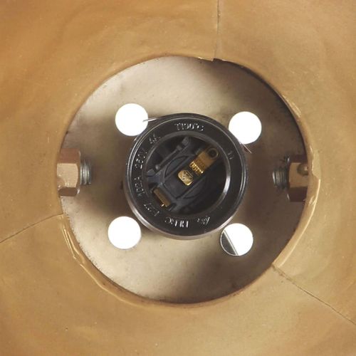 Lampe murale industrielle Laiton 45x25 cm E27 - Photo n°2; ?>