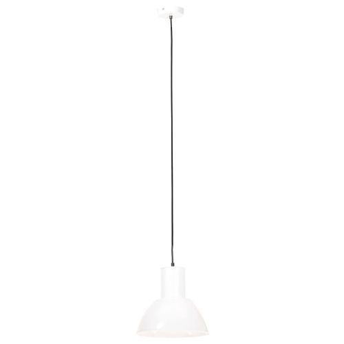 Lampe suspendue 25 W Blanc Rond 28,5 cm E27 - Photo n°3; ?>