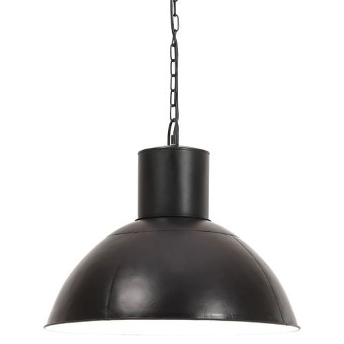 Lampe suspendue 25 W Noir Rond 48 cm E27 - Photo n°2; ?>