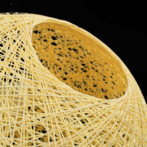 Lampe suspendue Crème Sphère 55 cm E27 - Photo n°2; ?>