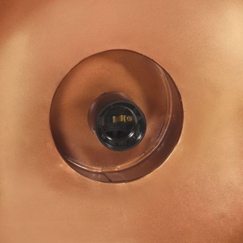 Lampe suspendue industrielle 42 cm Cuivre E27 - Photo n°2; ?>