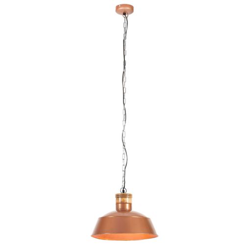 Lampe suspendue industrielle 42 cm Cuivre E27 - Photo n°3; ?>