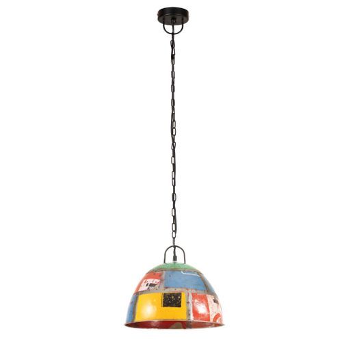 Lampe suspendue industrielle vintage 25W Multicolore Rond 31 cm - Photo n°3; ?>