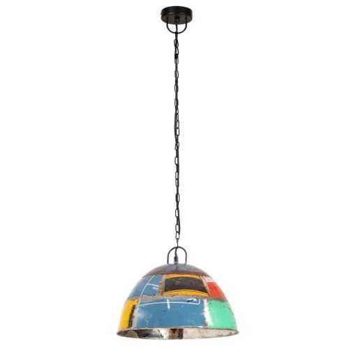 Lampe suspendue industrielle vintage 25W Multicolore Rond 41 cm - Photo n°3; ?>