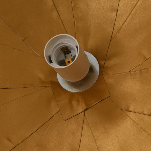 Lampe suspendue Noir et doré Ø50 cm E27 - Photo n°3; ?>