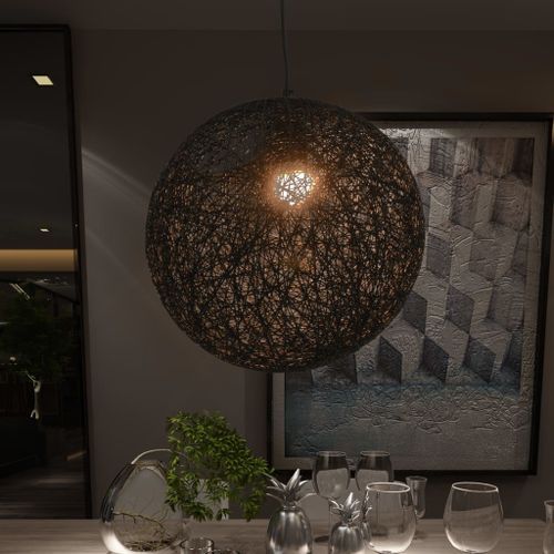 Lampe Suspendue Noir Sphère 35 Cm E27 20 Lampe suspendue Noir Sphère 35 cm E27 - Photo n°2; ?>