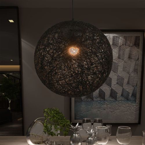 Lampe suspendue Noir Sphère 45 cm E27 - Photo n°2; ?>