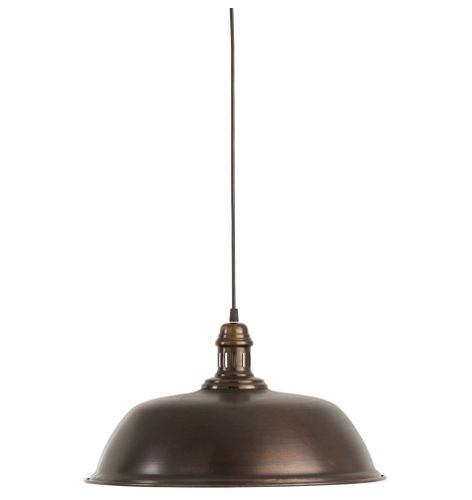Lampe suspension métal marron foncé Jibel - Photo n°2; ?>