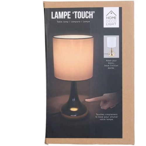 Lampe Tactile - Cuivre et Blanc - Photo n°3; ?>
