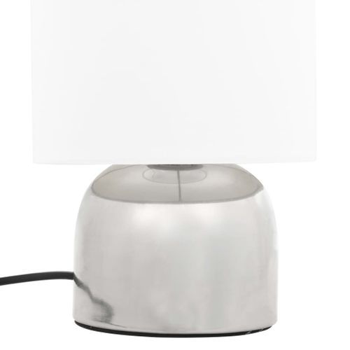 Lampes de table bouton tactile Blanc E14 Elie - Photo n°3; ?>