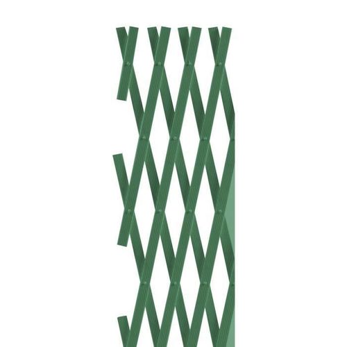 LAMS Treillage PVC strié - 3 x 1 m - Vert - Photo n°2; ?>