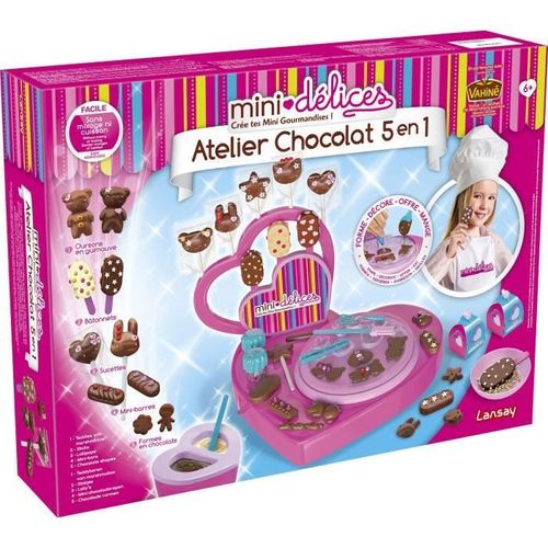 LANSAY Mini délices Jeu de cuisine Mon super atelier Chocolat 5 en 1 - a partir de 6 ans - Photo n°2; ?>