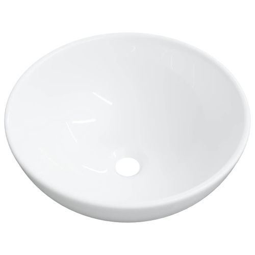 Lavabo blanc 28x28x10 cm céramique - Photo n°2; ?>