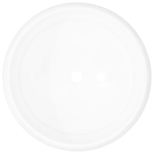 Lavabo ronde Céramique Blanc 40 x 15 cm - Photo n°3; ?>