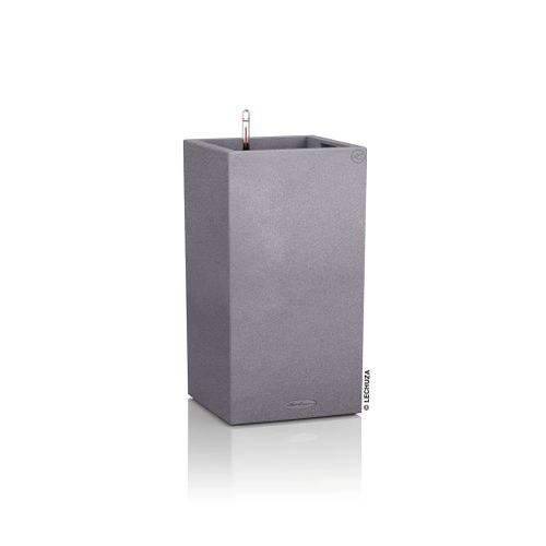 LECHUZA Jardinière CANTO Stone 30 High ALL-IN-ONE Gris pierre - Photo n°2; ?>