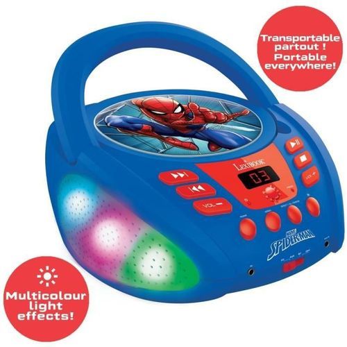 Lecteur CD Bluetooth Spider-Man avec Effets Lumineux - Photo n°3; ?>