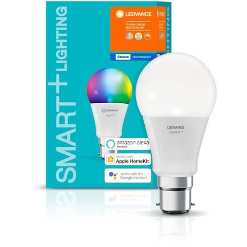 LEDVANCE Ampoule Smart+ Bluetooth STANDARD DEPOLIE 60W B22 /COULEUR CHANGEANTE 15 LEDVANCE Ampoule Smart+ Bluetooth STANDARD DEPOLIE 60W B22 /COULEUR CHANGEANTE - Photo n°3; ?>
