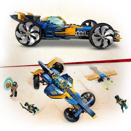 LEGO 71752 NINJAGO Le bolide ninja sous-marin Set de Construction, Sous-marin et Voiture avec Mini Figurines de Cole et Jay - Photo n°3; ?>