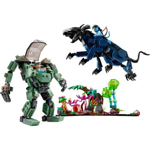 LEGO Avatar 75571 Neytiri et le Thanator vs. Quaritch dans l'Exosquelette AMP, Jouet - Photo n°2; ?>