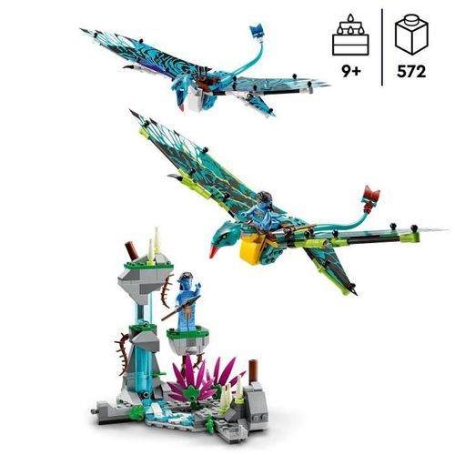 LEGO Avatar 75572 Le Premier Vol en Banshee de Jake & Neytiri, Jouet Pandora, avec Animaux - Photo n°2; ?>