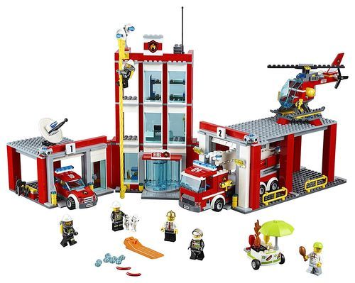 Lego City 60110 La caserne des pompiers - Photo n°3; ?>