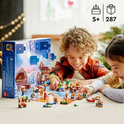 LEGO City 60352 Calendrier de l'Avent 2022, Jouet, Figurine Pere Noël, Cadeau pour Enfants - Photo n°2; ?>