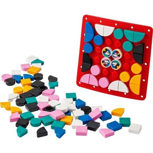 LEGO DOTS 41963 Plaque a Coudre Mickey Mouse et Minnie Mouse, Fabrication de Bijoux Enfants - Photo n°2; ?>